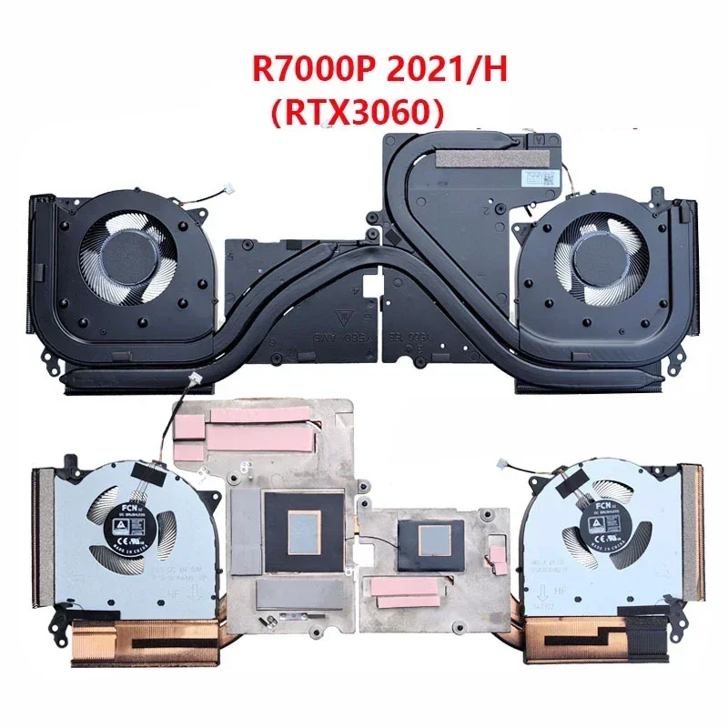 Fornew original laptop CPU GPU cooling fan with heatsink for Lenovo Legion 5-15ach6h 82ju 5h40s20310/1/2/448/9