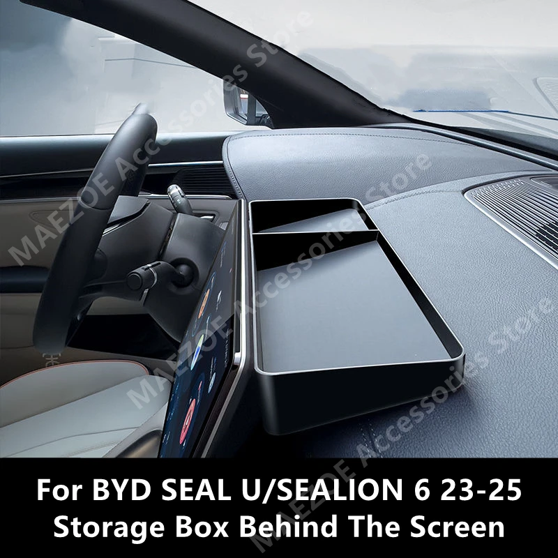 For BYD SEAL U/SEALION 6 23-25 Storage Box Behind The Screen,Car Interior Decoration Modification Accessories Refit