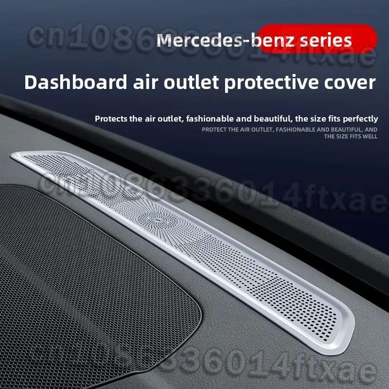Suitable for Mercedes-Benz GLB220/200/250 dashboard speaker cover 35 air outlet mask EQB260/300 interior sticker