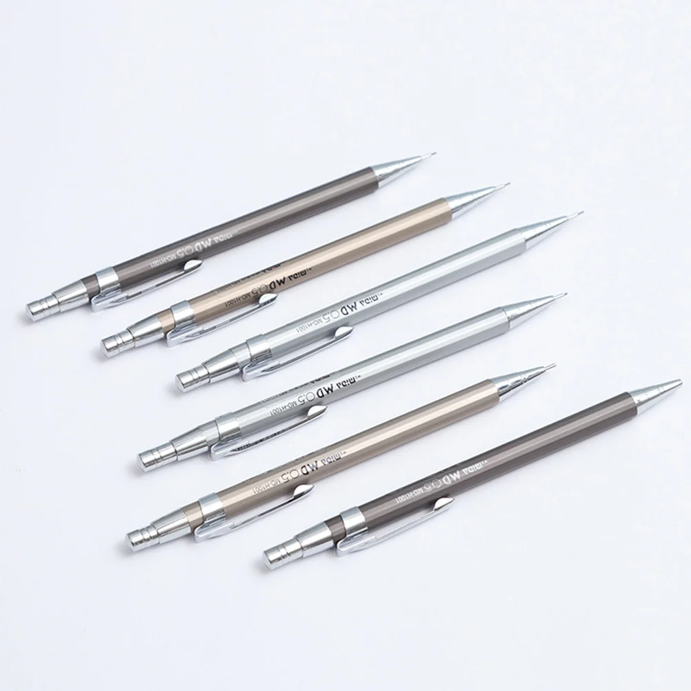 15Pcs Student Mechanical Pencil Set Retractable Tip for Exam Writing Drawing Drafting 0.7mm Refill Included