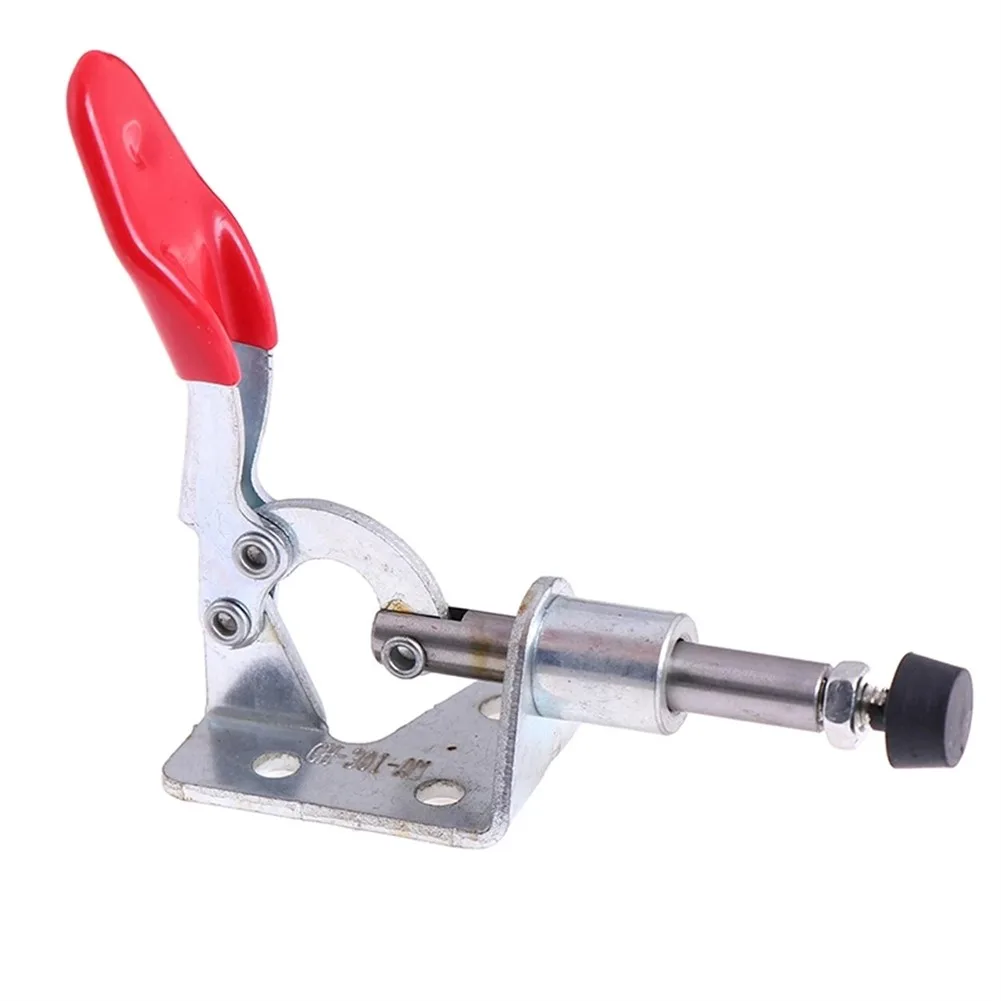 

1pc Toggle Clamp GH-301A 45Kg Antislip Vertical Toggle Clamp Covered Handle For Hand Tools Parts Machinery Accessories