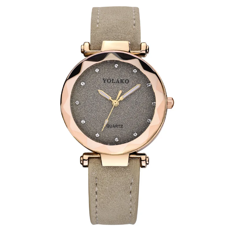 Starry Sky Diamond reloj de mujer, reloj de cuarzo con cinturón