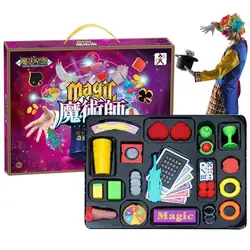 Magic Trick Kit New Funny Magic Props Set Beginner Tricks Toy Magic Performing Props Magic Puzzle Toy Magician Kit Game for kids