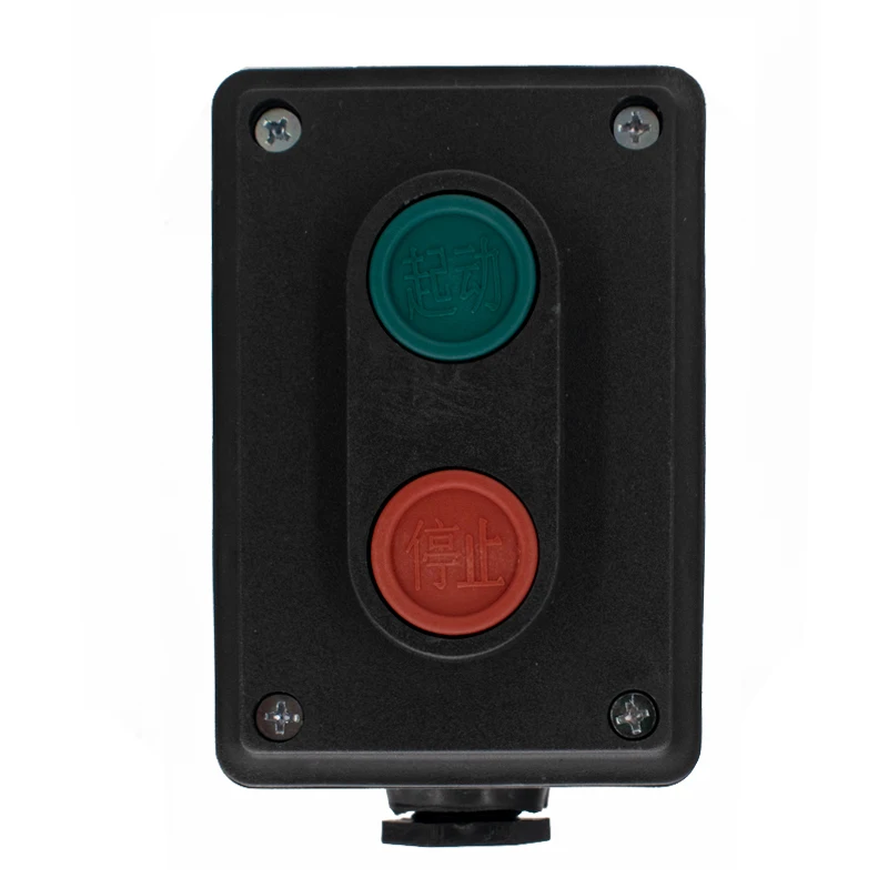 People Electric LA4 Push Button Switch Momentary/Locking ON/OFF Selector Emergency Stop Start Button AC220V
