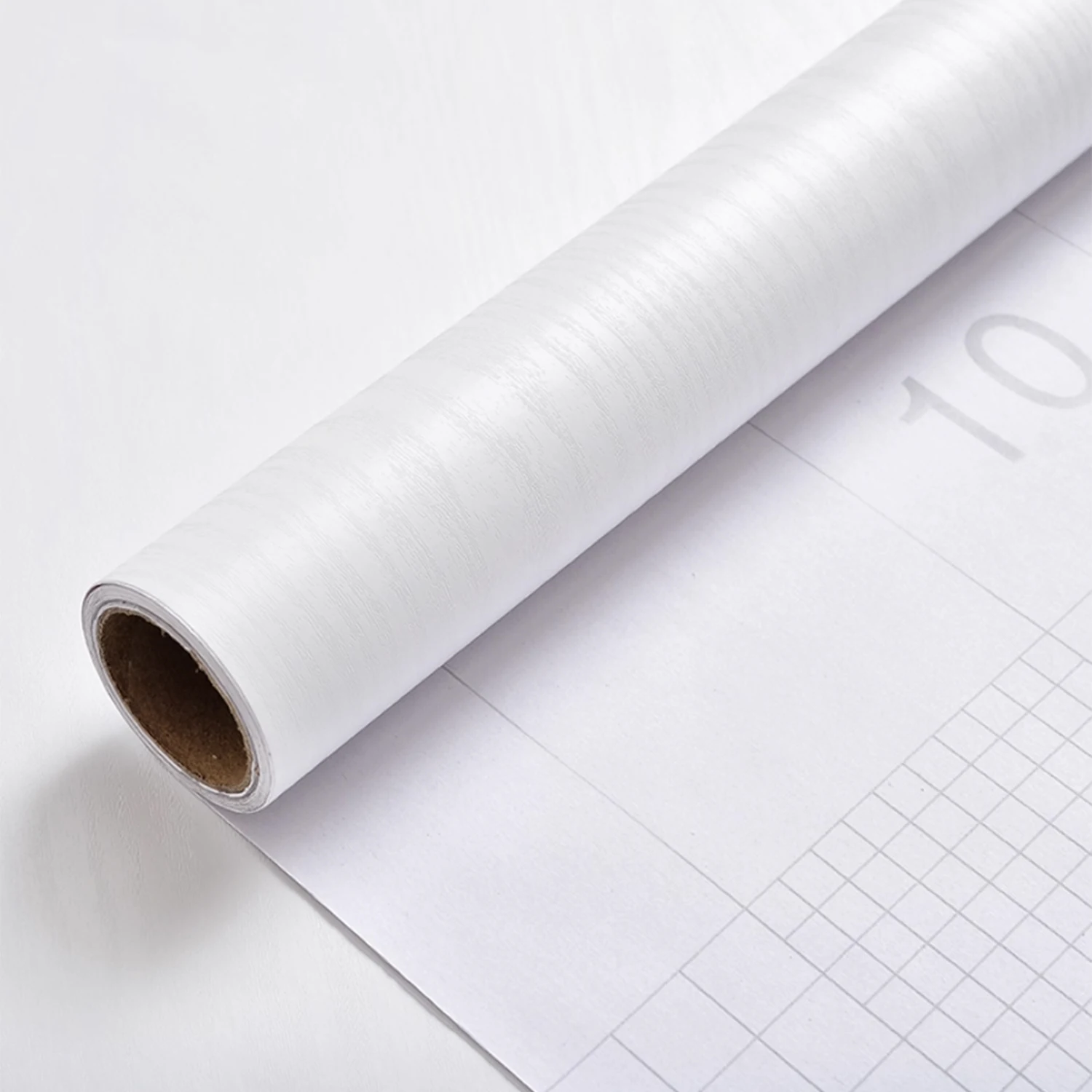 

40/55 см самоклеящаяся простая белая древесина зерна для кухни, гостиной, шкафа, рабочего стола, старая мебель, ремонт, изменение цвета