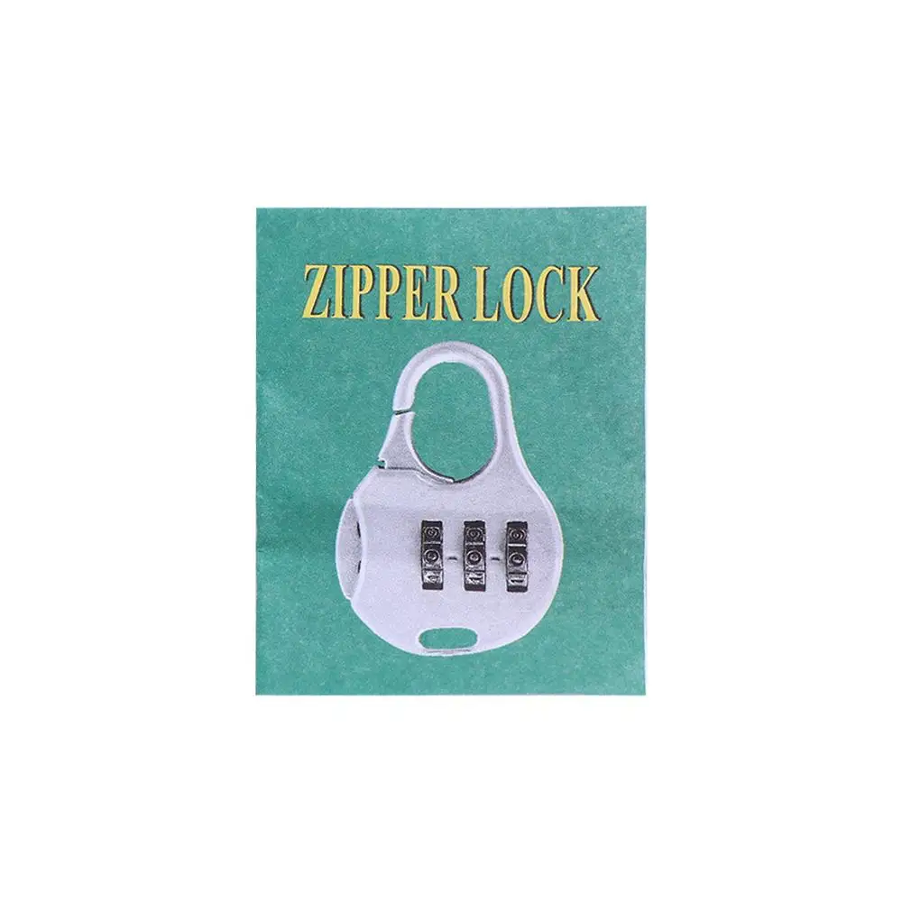 Portable 1Pcs Cabinet Digit Code Durable Practical Trolley Case Zipper Lock Padlock Lock