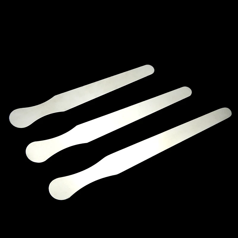 3pcs Stainless Steel Dental Tongue Depressor Abalone Knife Spatula Thickened Stir Sheet Muscle Training Tongue Compression Sheet