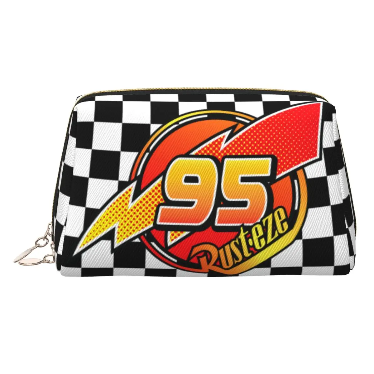 

Косметичка KaChow с индивидуальным номером 95, женская модная большая вместительная косметичка с молнией McQueen, косметичка для хранения косметики