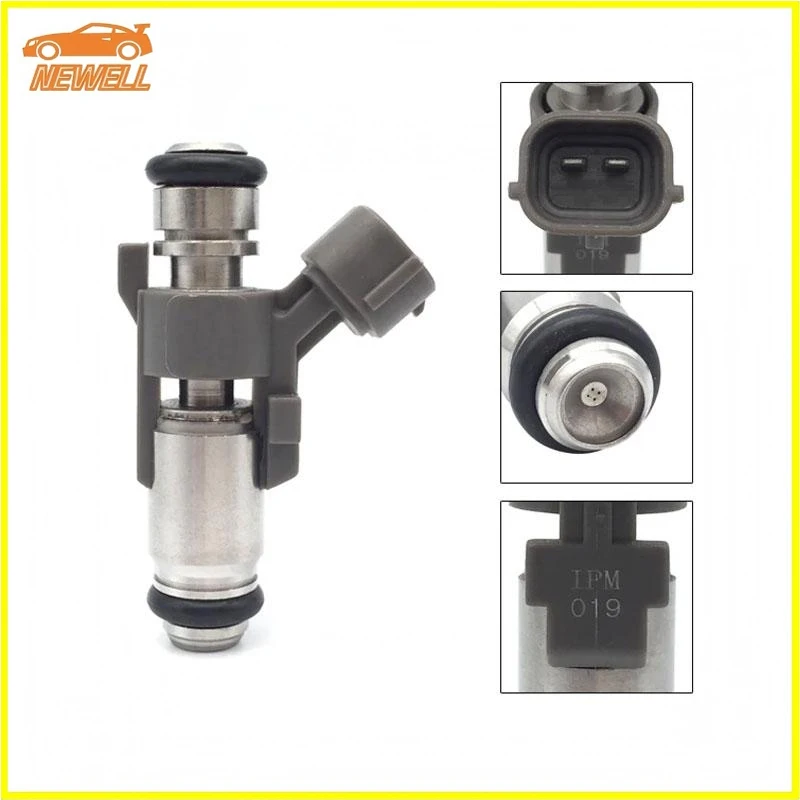 4pcs IPM019 IPM-019 Fuel Injector For Chery QQ For CITROEN C3 C4 Peugeot 1007 206 207 307 1.4 16v 9648148580 964 814 858 0