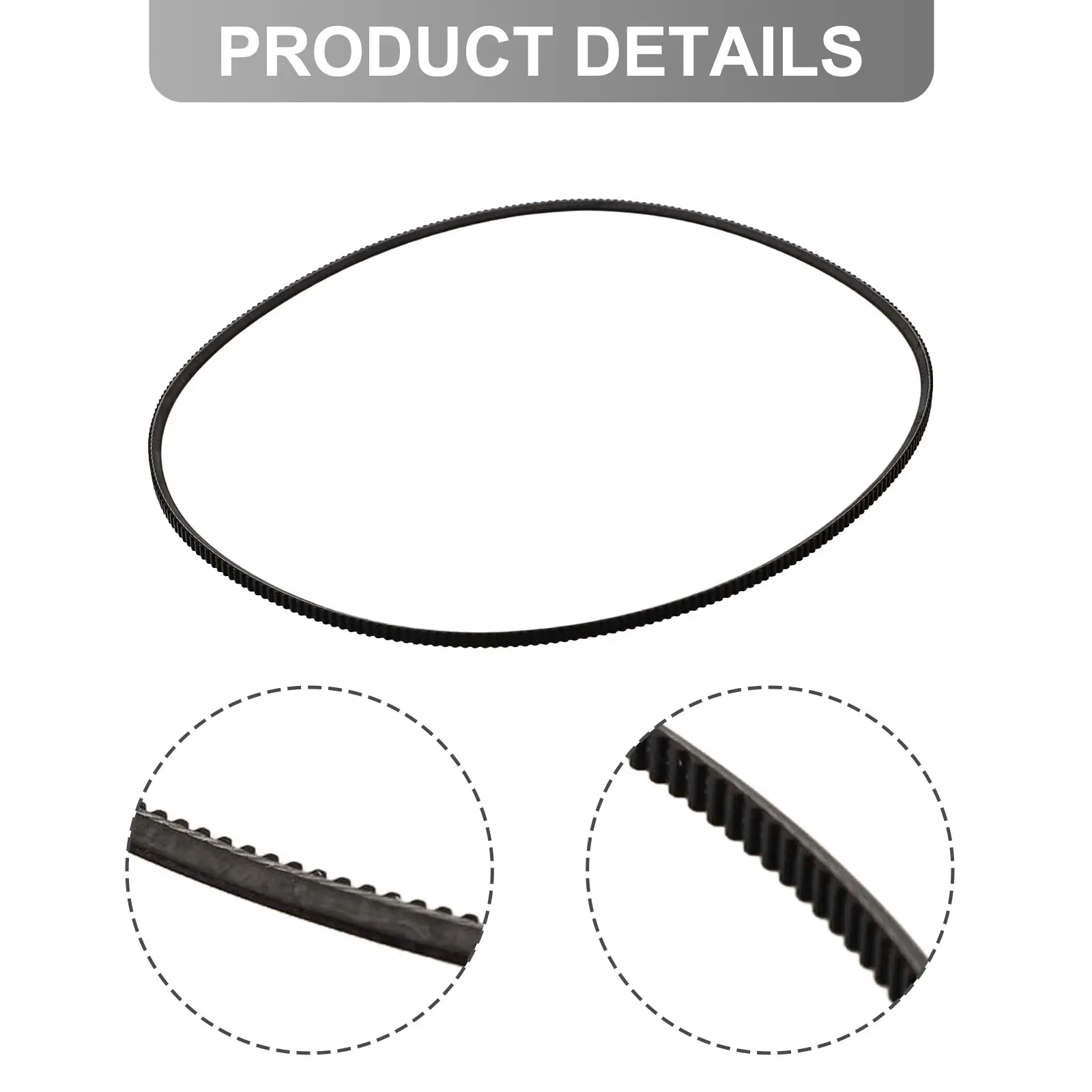 

For Lathe Machines Lathe Drive Belt 5M710 Belt Cold Resistant Long Service Life Shock And Vibration Alleviation Wear Resistance