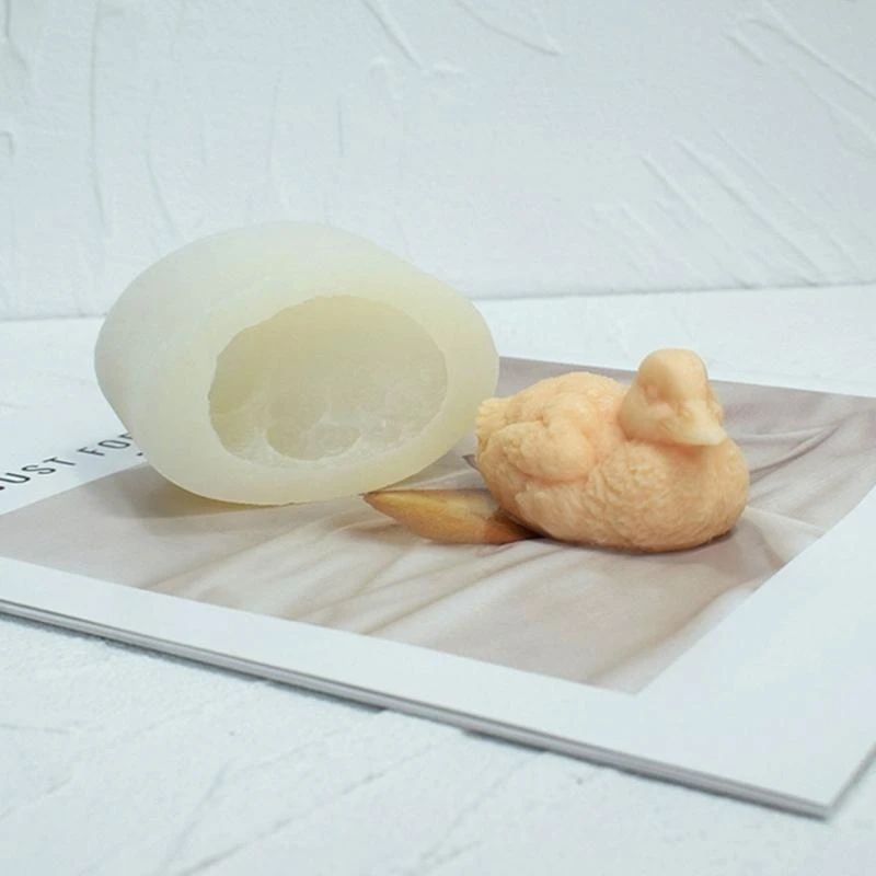 Swimming Duck Molds Table Ornament Mould Plasters Making Tool Easily to Clean Q5WC