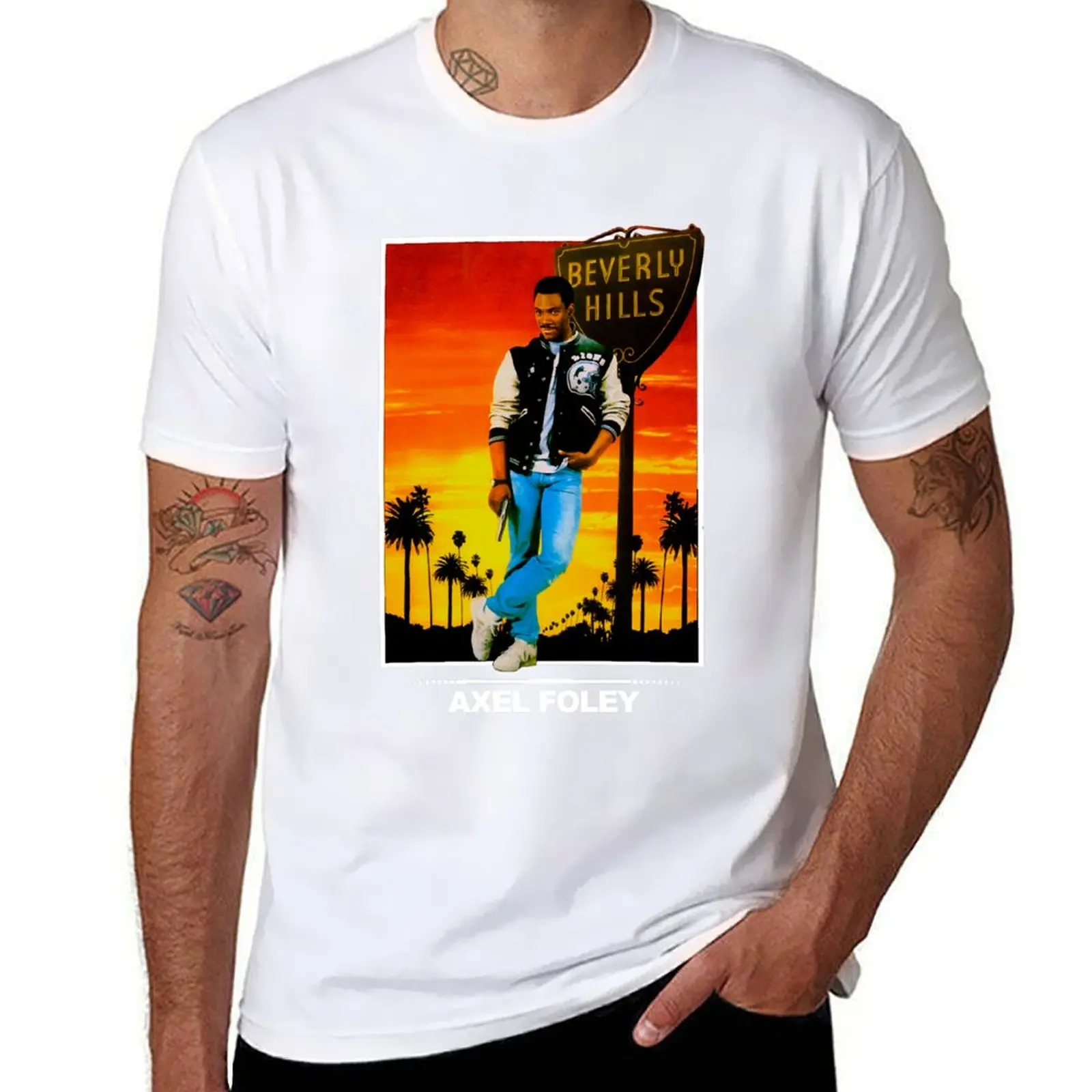 

Axel Foley T-Shirt black cotton t-shirt plain for man package t shirt man plain T-Shirt
