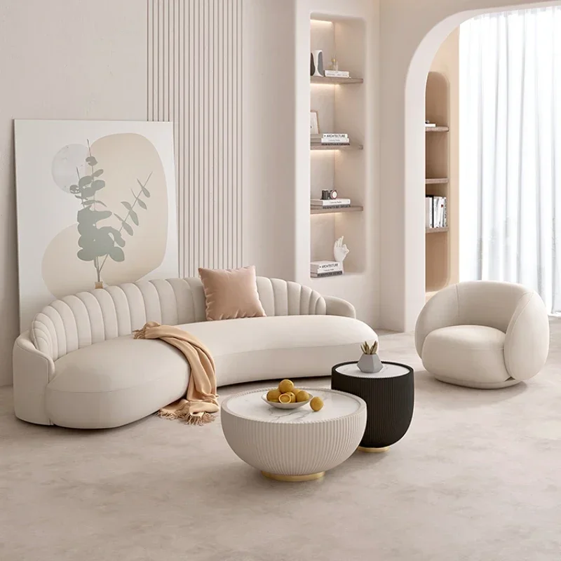 Bonito e sofisticado exclusivo sofá de escritório cadeira macia preguiçosa nórdico loveseat moderno branco mueble-recibidor-otficina móveis de apartamento