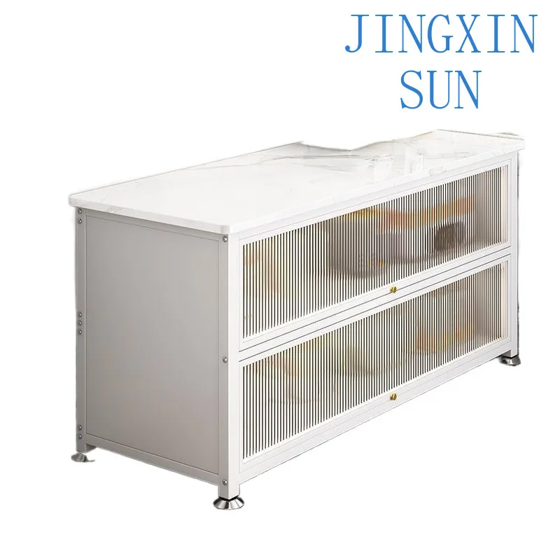 Slate side cabinet Modern simple kitchen locker Storage locker Cupboard multi-functional integrated against the wall