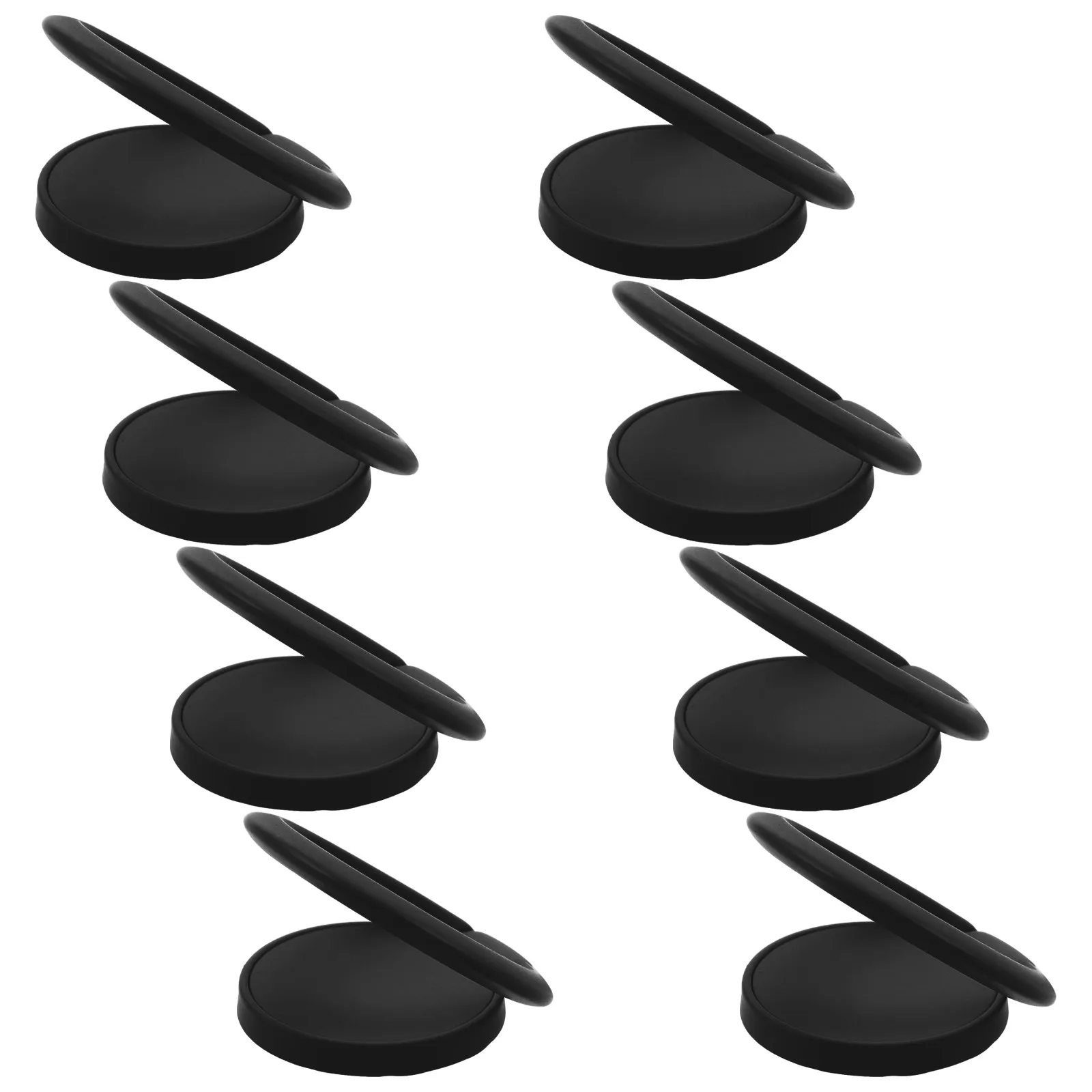 8Pcs Wall-Mounted Adhesive Folding Eyeglass Holder Sunglasses Organizer for Home Office Car Desk Minimalist Eyewear Storage