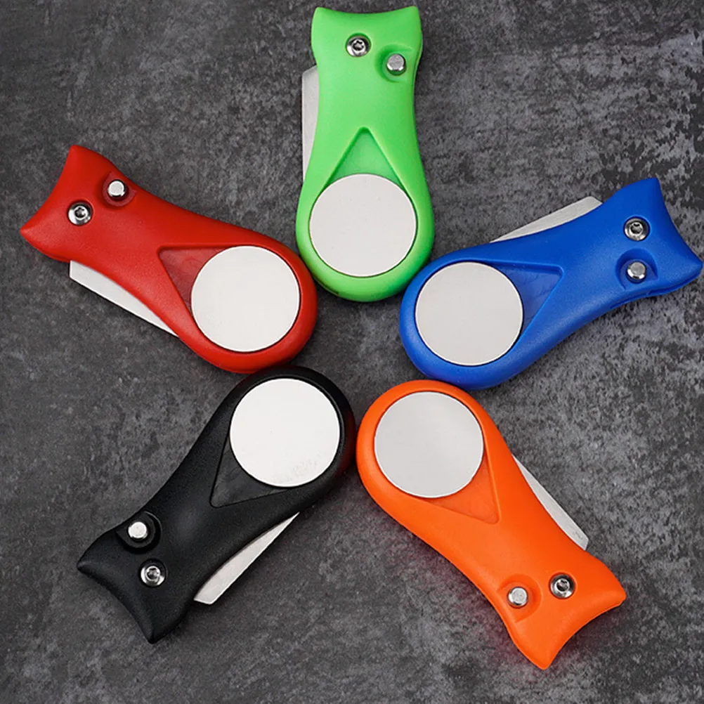 Stainless Steel High Quality Golf Divot Tool Folding Greens Fork Button Grass Repair Tool Ball Marker Outdoor
