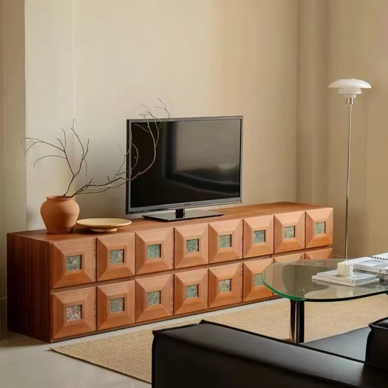 خزانة خشبية قابلة للتكديس، حامل منظم، خزائن غرفة المعيشة الحديثة الاسكندنافية، ركن غرفة النوم، أثاث منزلي صغير فيترينا