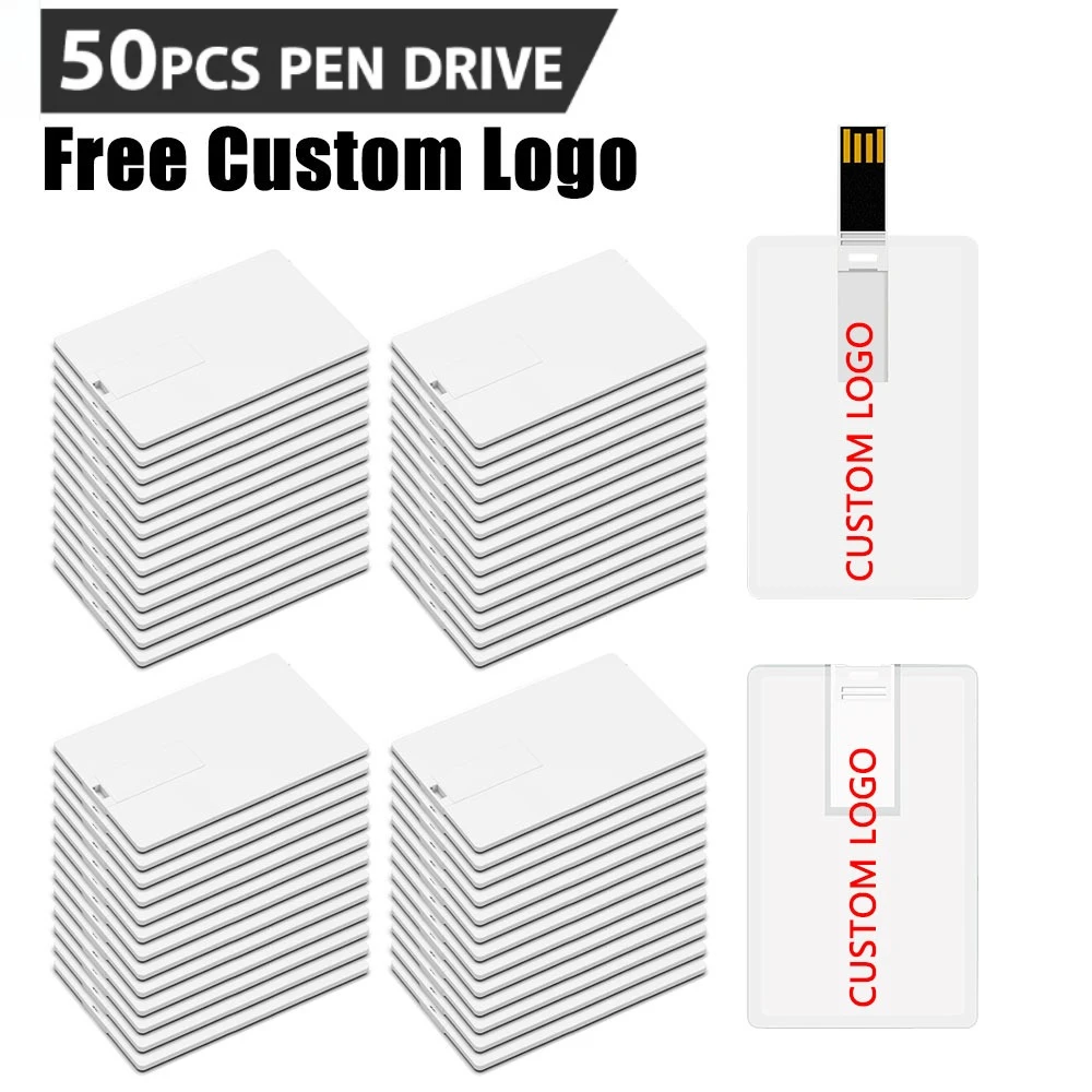 

50 шт./лот DIY креативный принт фото USB 2.0 флэш-карта кредитная карта 16 ГБ флэш-накопитель 4 ГБ 8 ГБ индивидуальный логотип компании подарок