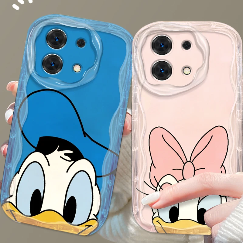 Donald Duck Dog Disney Cute For Xiaomi Redmi Note 13 12 12S 11S 11 10 9 8 10A 9C 9T Pro Plus 5G Wave Oil TPU Phone Case