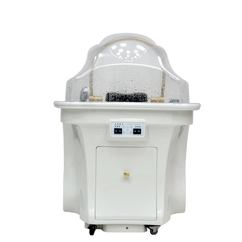 Water-Free Water Storage Type Mobile Head Therapy Spa Shampoo Chair with Water Heater Water Circulation Fumigation Household