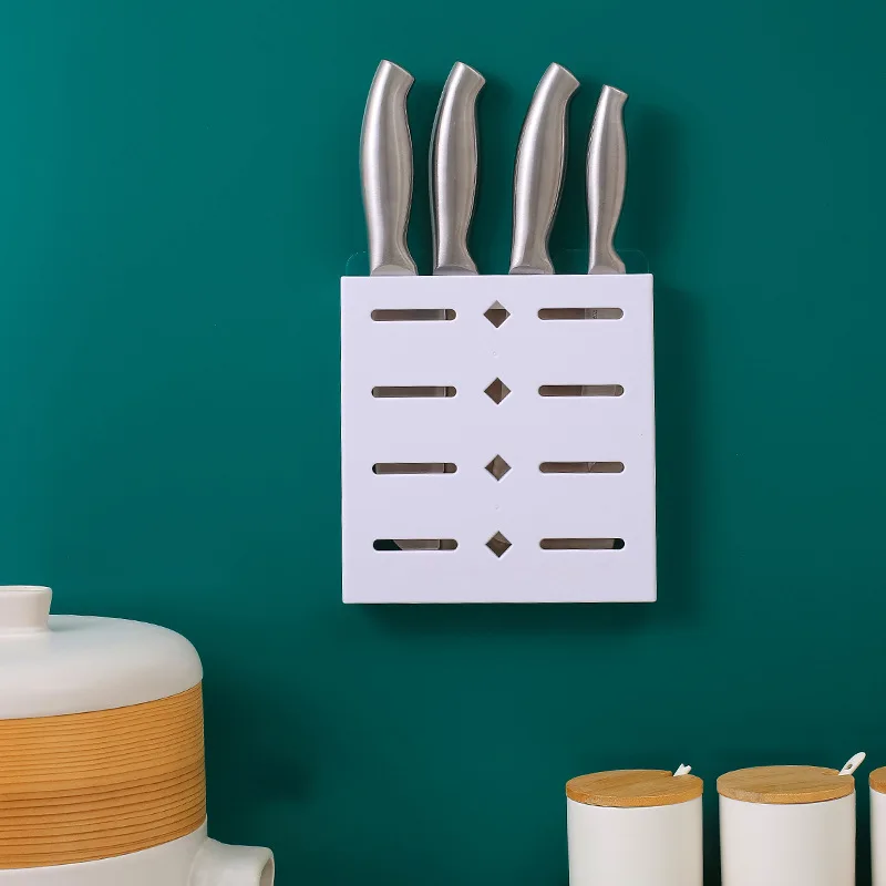 Paste-style Hole-Free Knife Rack Kitchen Storage Rack