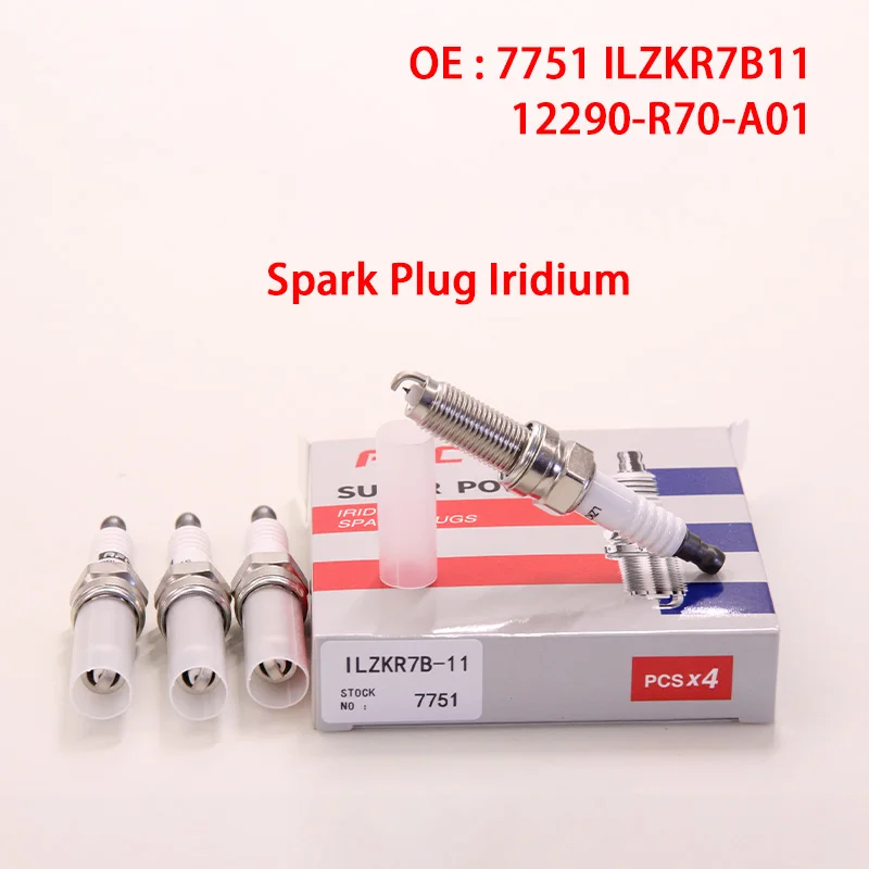 

Spark Plug Iridium ILZKR7B11 7751 For HONDA ODYSSEY ACCORD CIVIC CRV HRV CROSSTOUR SPIRIOR ELYSION PILOT