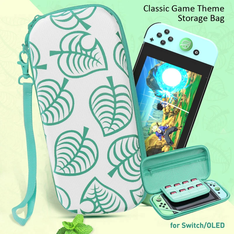 Bolsa de almacenamiento Animal Crossing y funda protectora para Nintendo Switch, estuche de transporte portátil, accesorios de juego ns-switch, nuevo