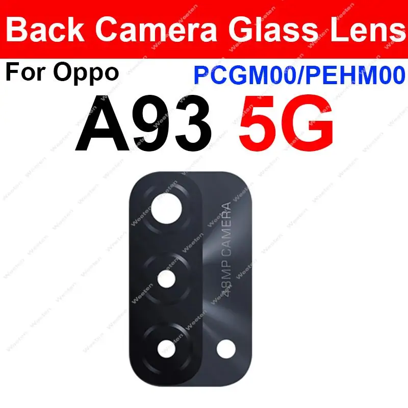 Rear Camera Glass Lens For OPPO A72 A74 A92 A93 A94 A95 A96 A97 4G 5G Back Camera Lens Glass Repair Spare Parts