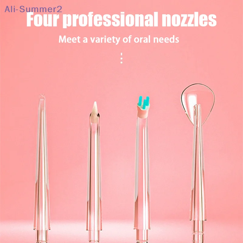 【Summer2】4Pcs Oral Dental Nozzles Replacement For Oral Irrigator Dental Water Jet Mouthwash Flosser Tongue Cleaner Accessories