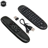 C120 2.4G RF Mini Wireless Flight Mouse Universal Remote Control Keyboard Remote Control USB Receiver Backlight Remote Control