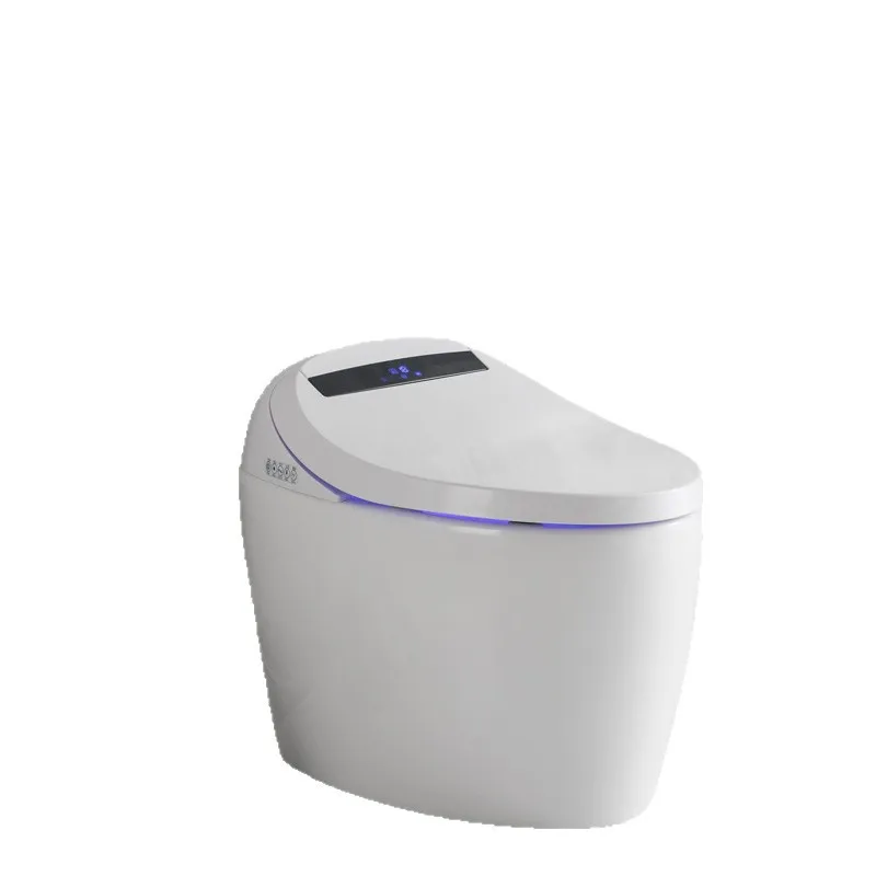 Inodoro inteligente con fallo de energía automático, botón lateral con descarga, inodoro integrado