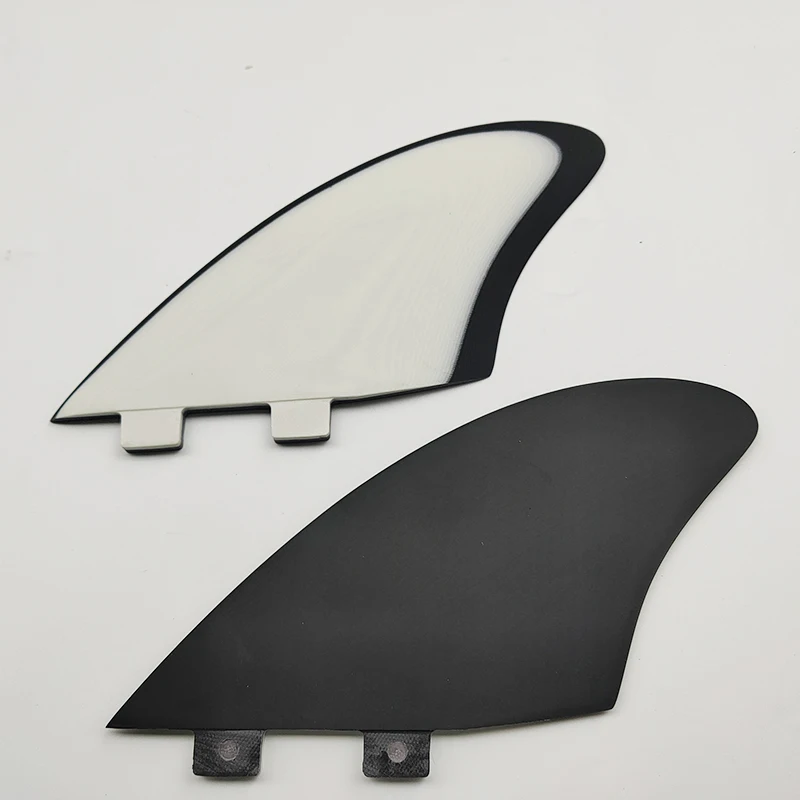 Keel Twin Fin Surfboard Black And White Shark Fin Side Rudder Nautical Sports Surfboard Honeycomb Tail Fin Accessory