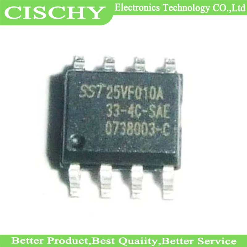 10pcs/lot SST25VF010A-33-4C-SAE SST25VF010A SOP-8 In Stock