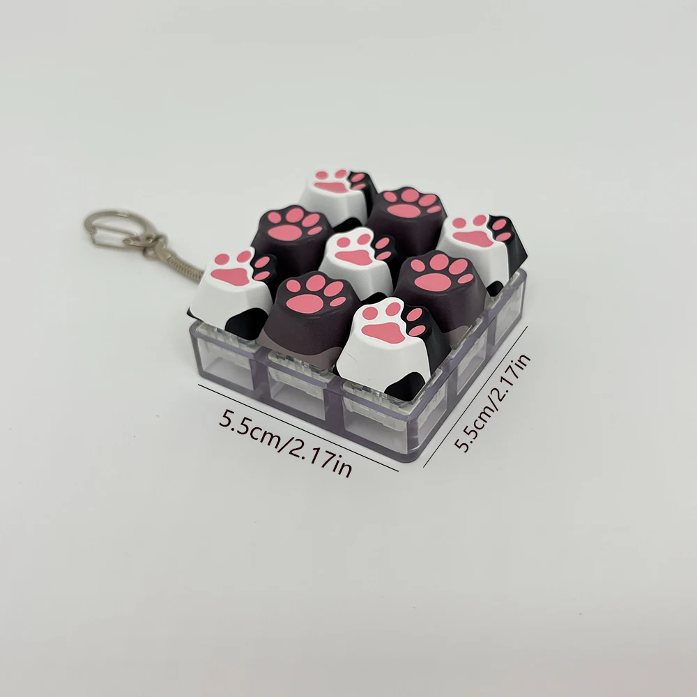 Handy-Anhänger Neuheit langsamer Druck Pop Fidget Schlüsselanhänger Drücken Sie Fingerspitzenspielzeug Niedlicher Kawaii Schlüsselanhänger Tastatur Klopfen – Detail 2