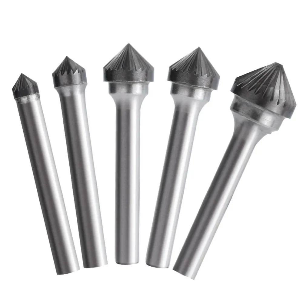 

Single Cut Carbide Burr Type K Rotary Burrs 6Mm Shank Milling Cutter Fine Teeth File