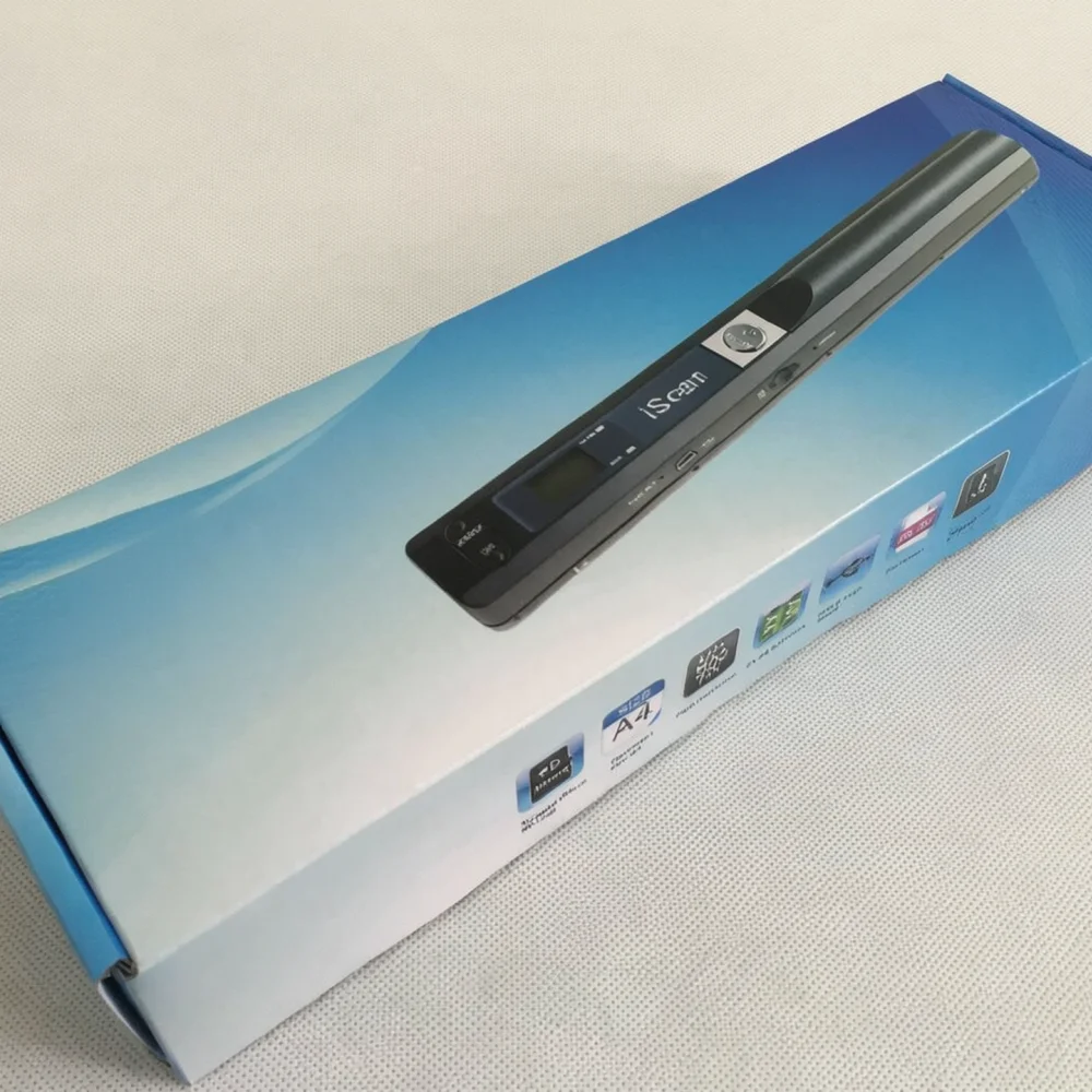 For IScan Mobile Wand Scanner Handheld A4 Document Digital Reader Portable Wireless Office Business Receipt Scanning Tool
