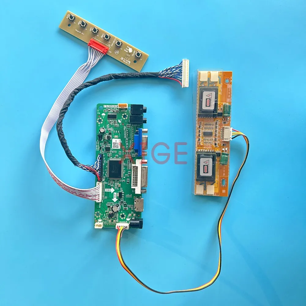 

For M190MWW1 M190A1 MT190AW01 MT190AW02 Controller Driver Board LCD Matrix LVDS-30Pin DVI VGA Kit 1440*900 4CCFL HDMI-Compatible
