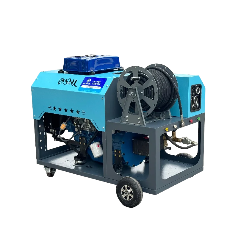 230Bar 70LPM Diesel 48HP High Pressure Water Jet Sewer Cleaning Machine
