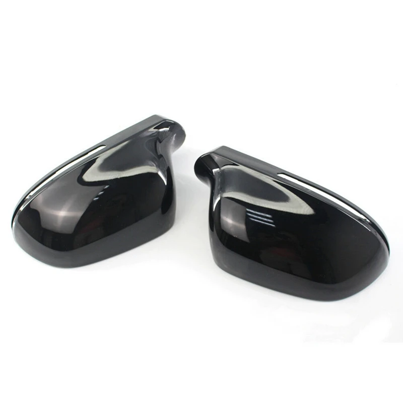 Car Black Rearview Side Wing Mirror Cap Housing Casing For  A4 A4L B8 A5 A6 C6 Q3