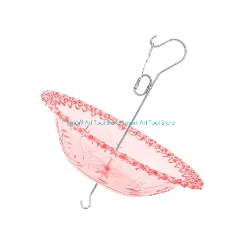 E1PB Outdoor Hummingbirds Feeders Durability Stainless Steel Hanging Bird Feeders For Balcony Wildlife Watching