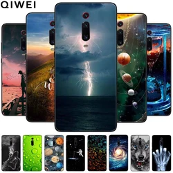 For Xiaomi Mi 9T Pro Case Cool Wolf Painted Silicon TPU Soft Bumpers for Xiaomi Mi 9T / 9tPro Protective Covers Mi9T Fundas Capa
