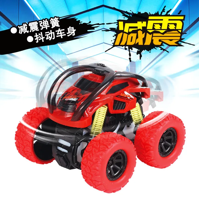 Kids Inertial Off-Road Climbing Car Toy, 360° Rotation 4WD Vehicle, Super Fall-Resistant Model Car for Boys