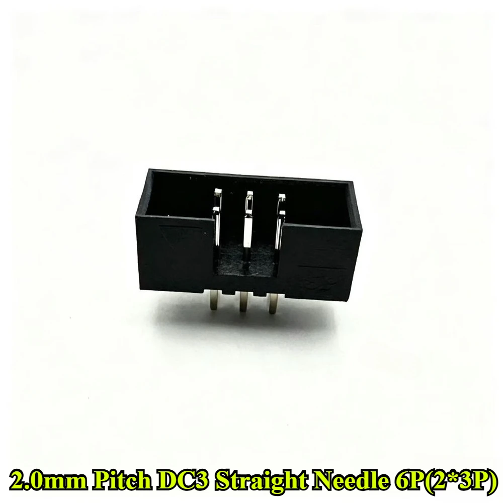 IDC/JTAG 2.0mm Pitch DC3 Male Pin PCB Header Connector 2*3/4/5/6/7/8/9/10/12/13/15/17/20/25/30P Pin Straight Needle Socket Box