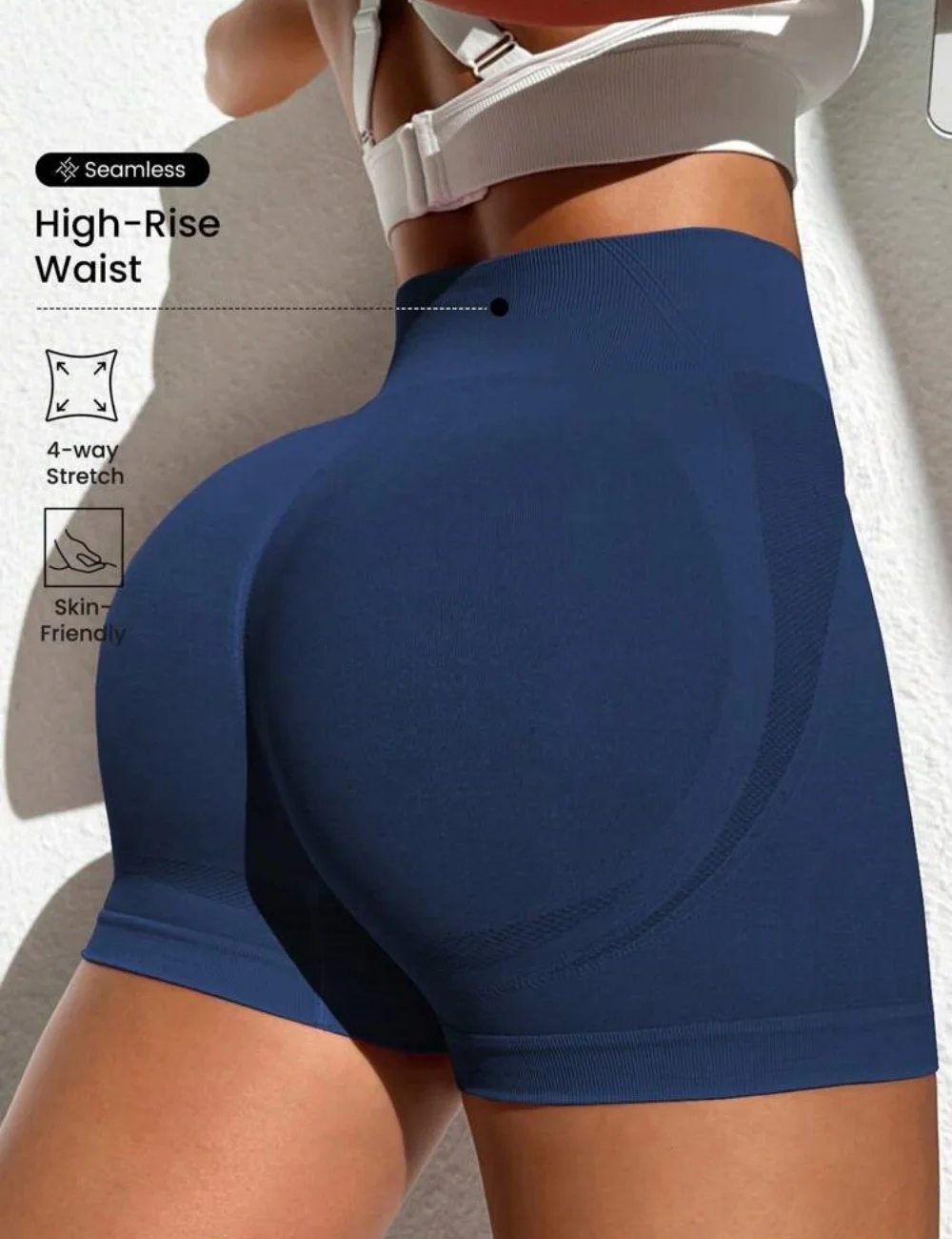  Women's Peach Buttocks Outdoor Gym Shorts, Women's Tight Buttocks Yoga Pants, Women's High-Waist Yoga Bcycle Shorts