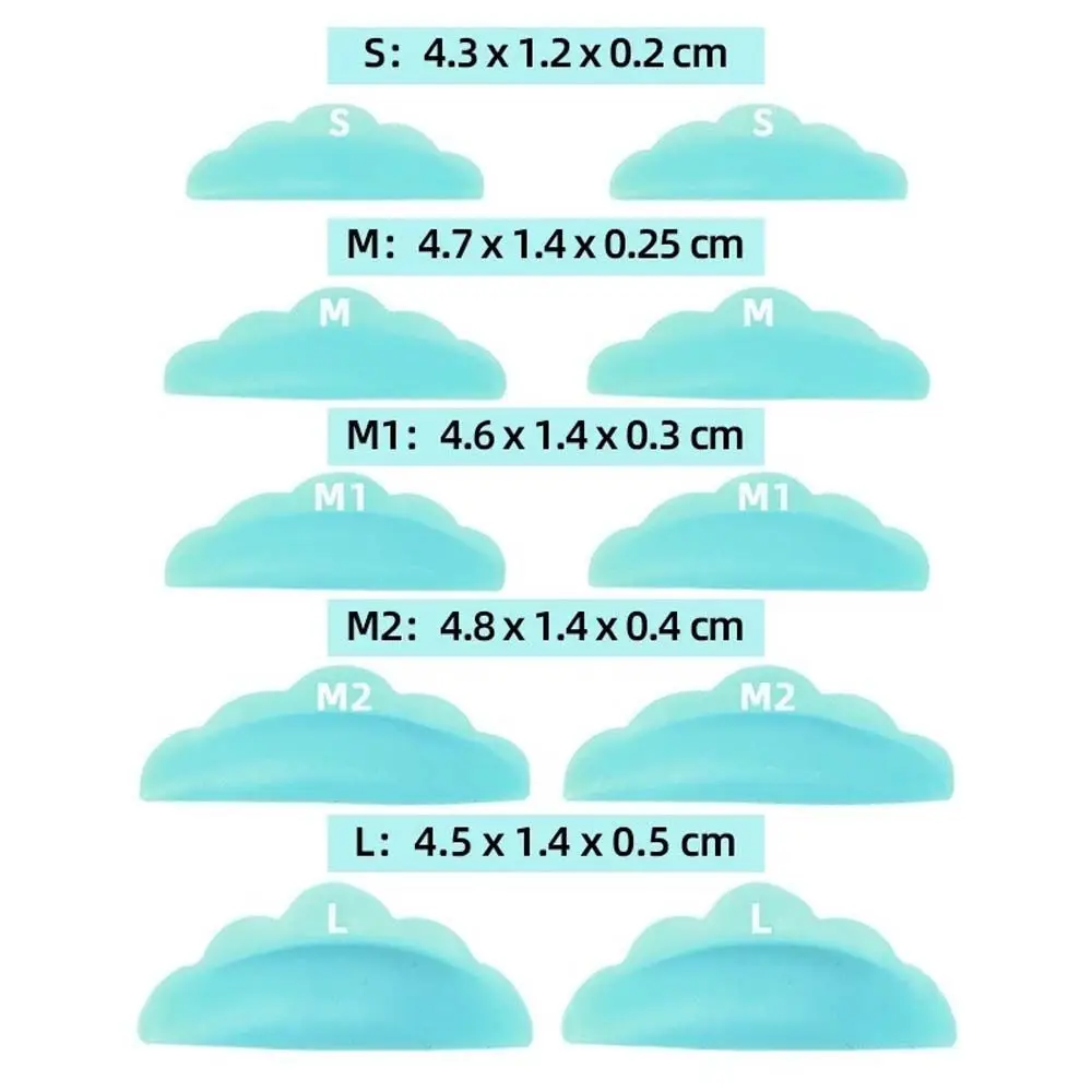 Applicateur de recourbe-cils, outils de maquillage, patchs en papier pour les yeux, kit de levage de cils, tampon d'extension de cils, tampons permanents