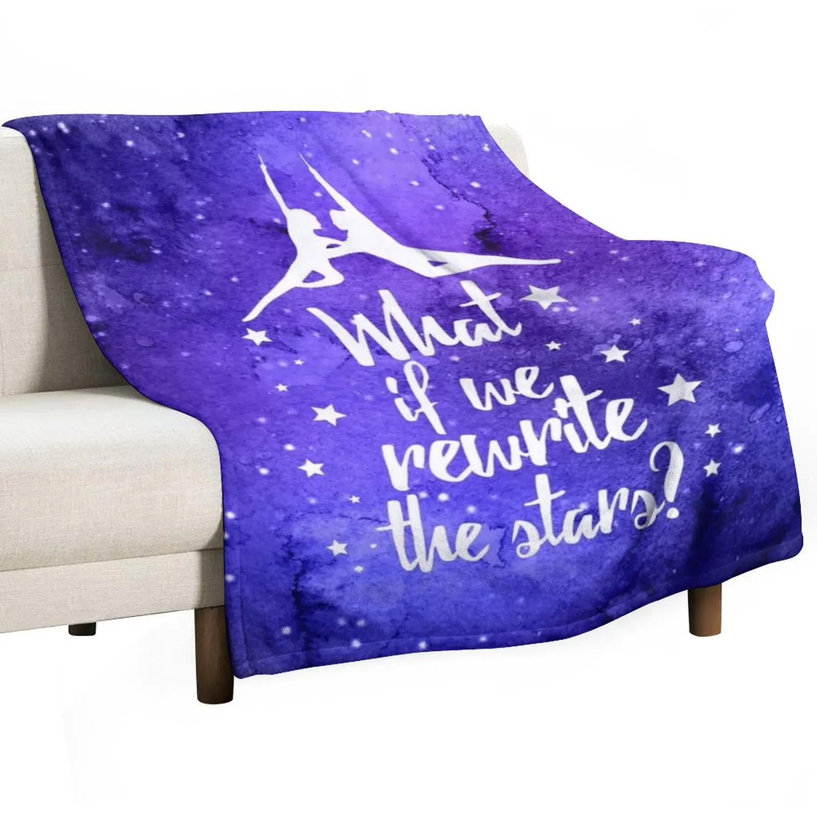 

Greatest Showman Rewrite the Stars Watercolour Galaxy Throw Blanket Softest Winter beds warm for winter Blankets