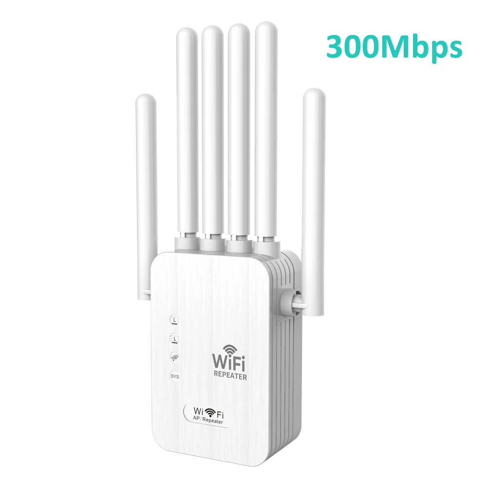 1200Mbps ثنائي النطاق واي فاي مكرر ثنائي النطاق 2.4G/5 جيجا هرتز شبكة مكبر للصوت طويل موسع واي فاي للمنزل #6