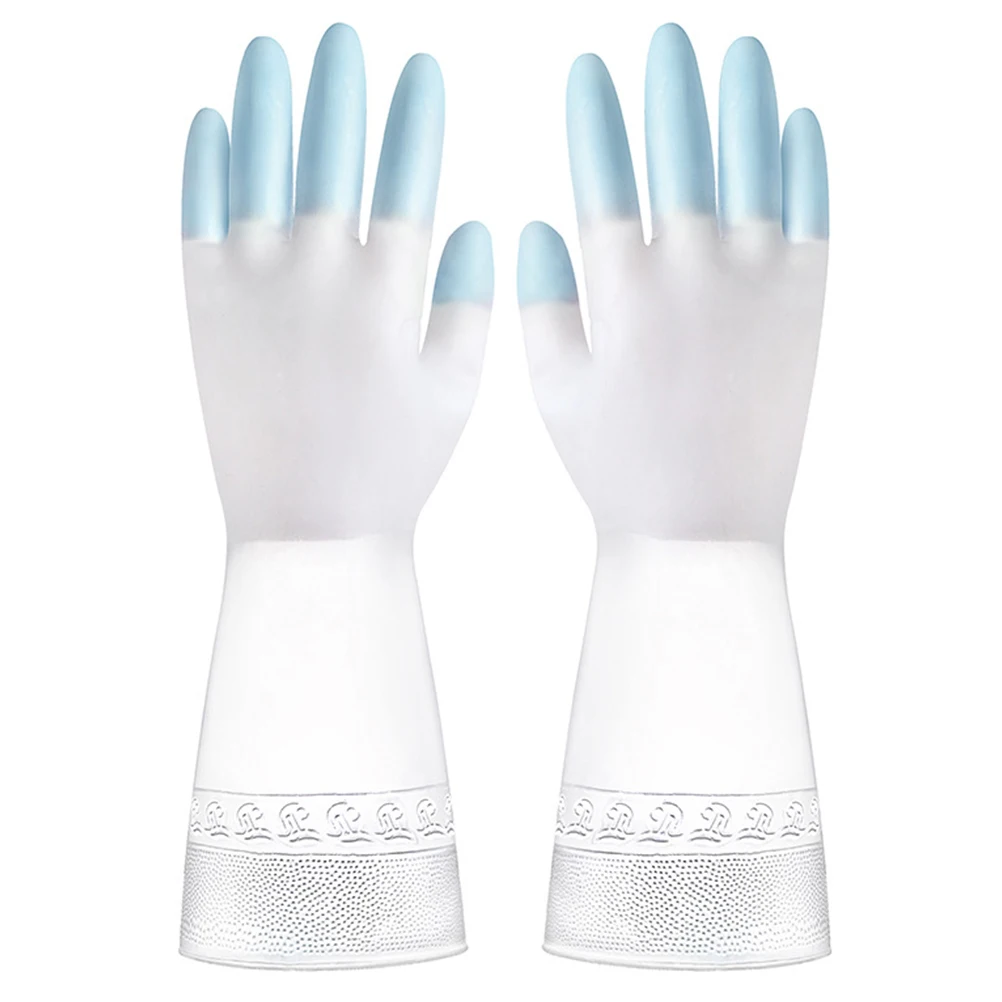 

3pcs Waterproof Anti-Slip Gloves For Kitchen Home Toilet Cleaning Reusable Garden Laundry Gloves Lightweight Breathable Hand