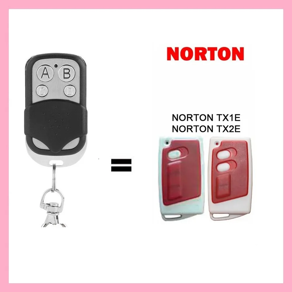 Imagem -06 - Controle Remoto para Porta da Garagem Clone de Código Fixo Comando para Norton Tx1e Tx2e Tx2e 433mhz 43392 Mhz