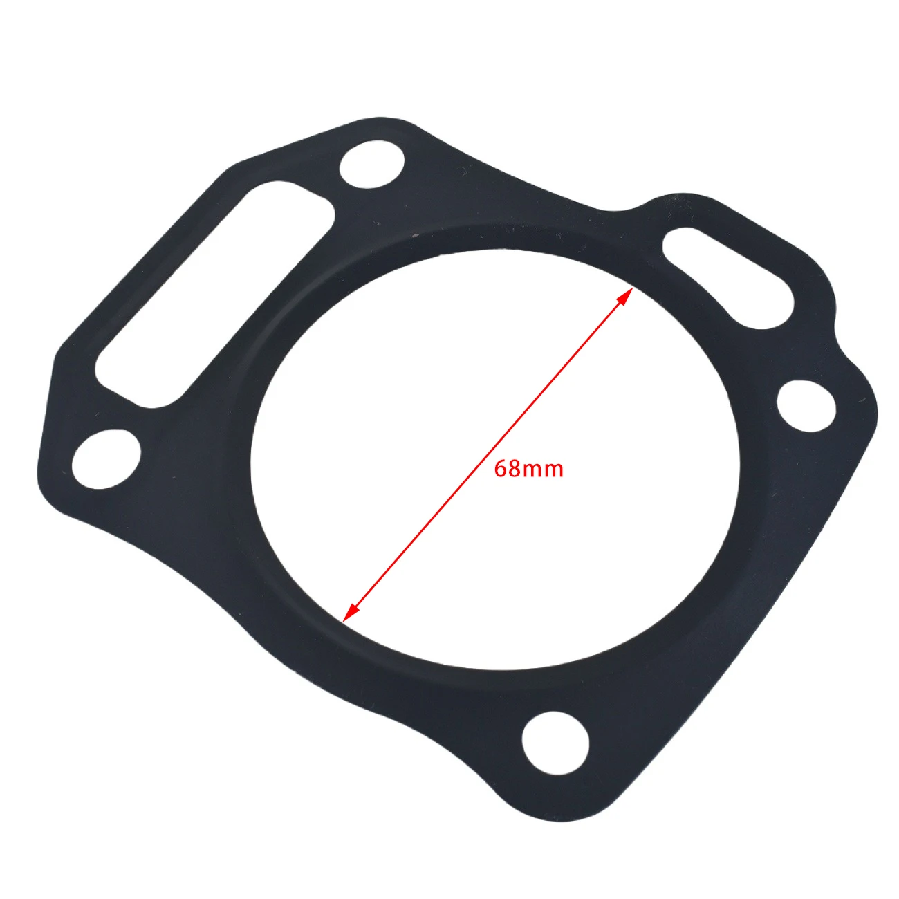 Fit 212cc High Compression Performance Head Gasket .010 70mm 10pcs GX200 220 Cylinder Head Gasket Black Thin Section